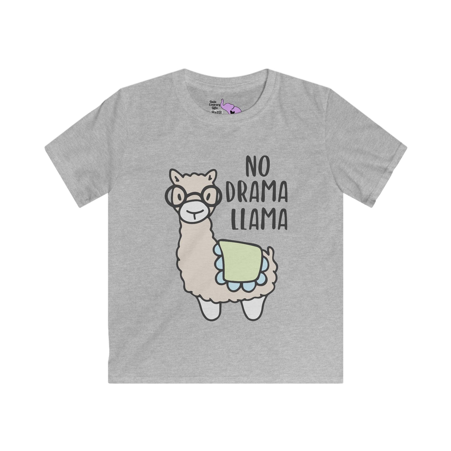 No Drama Llama Kids Softstyle Tee