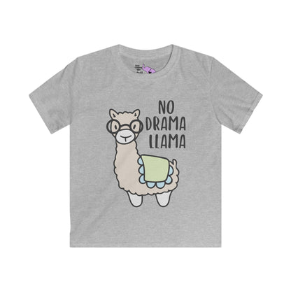 No Drama Llama Kids Softstyle Tee