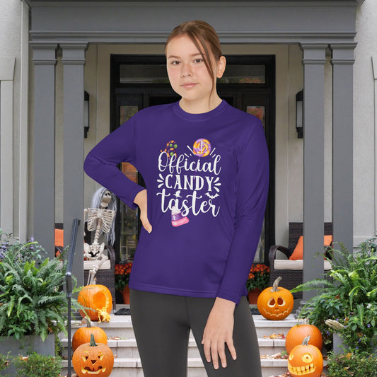Official Candy Taster Youth Long Sleeve Tee
