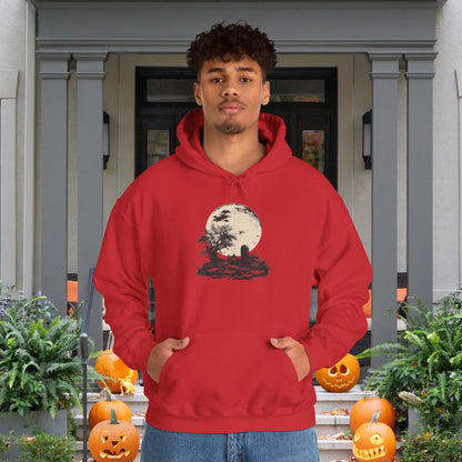 Halloween Spooky Grave Heavy Blend™ Hooded Sweatshirt
