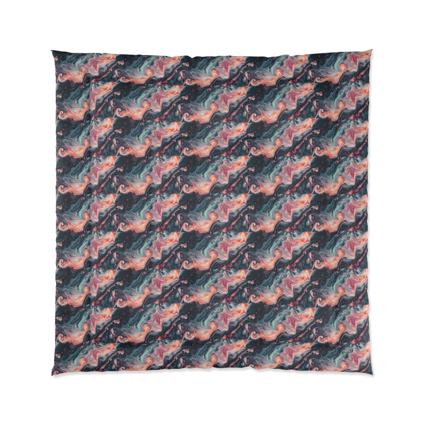 Pink Venom Marble Comforter