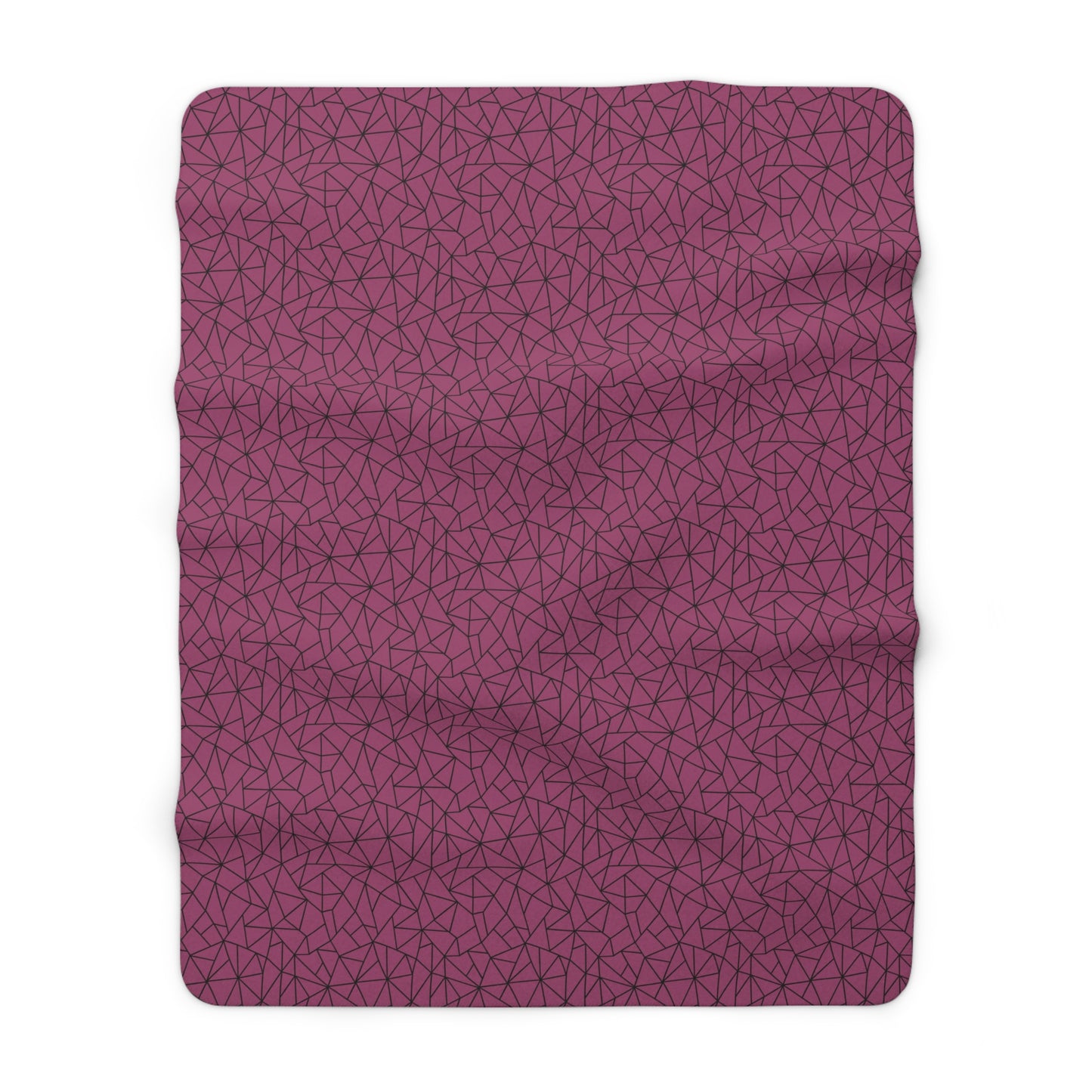 Geometric Shapes Sherpa Fleece Blanket