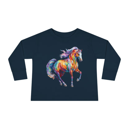 Dreamscape Stallion Toddler Long Sleeve Tee