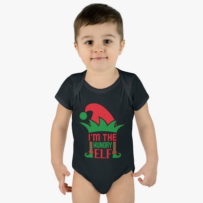 I'm The Hungry Elf Infant Baby Rib Bodysuit