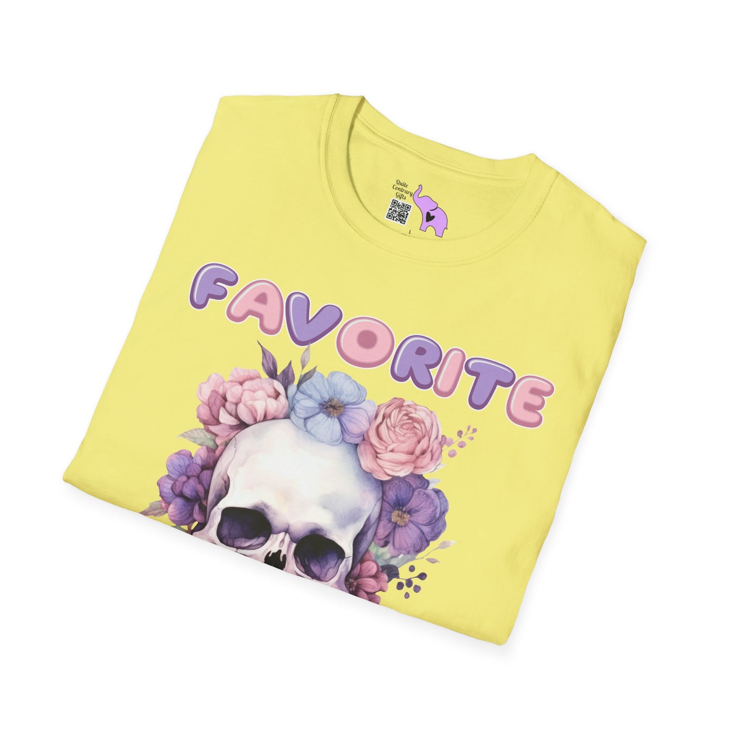 Favorite Auntie Skull Purple/Pink T-shirt