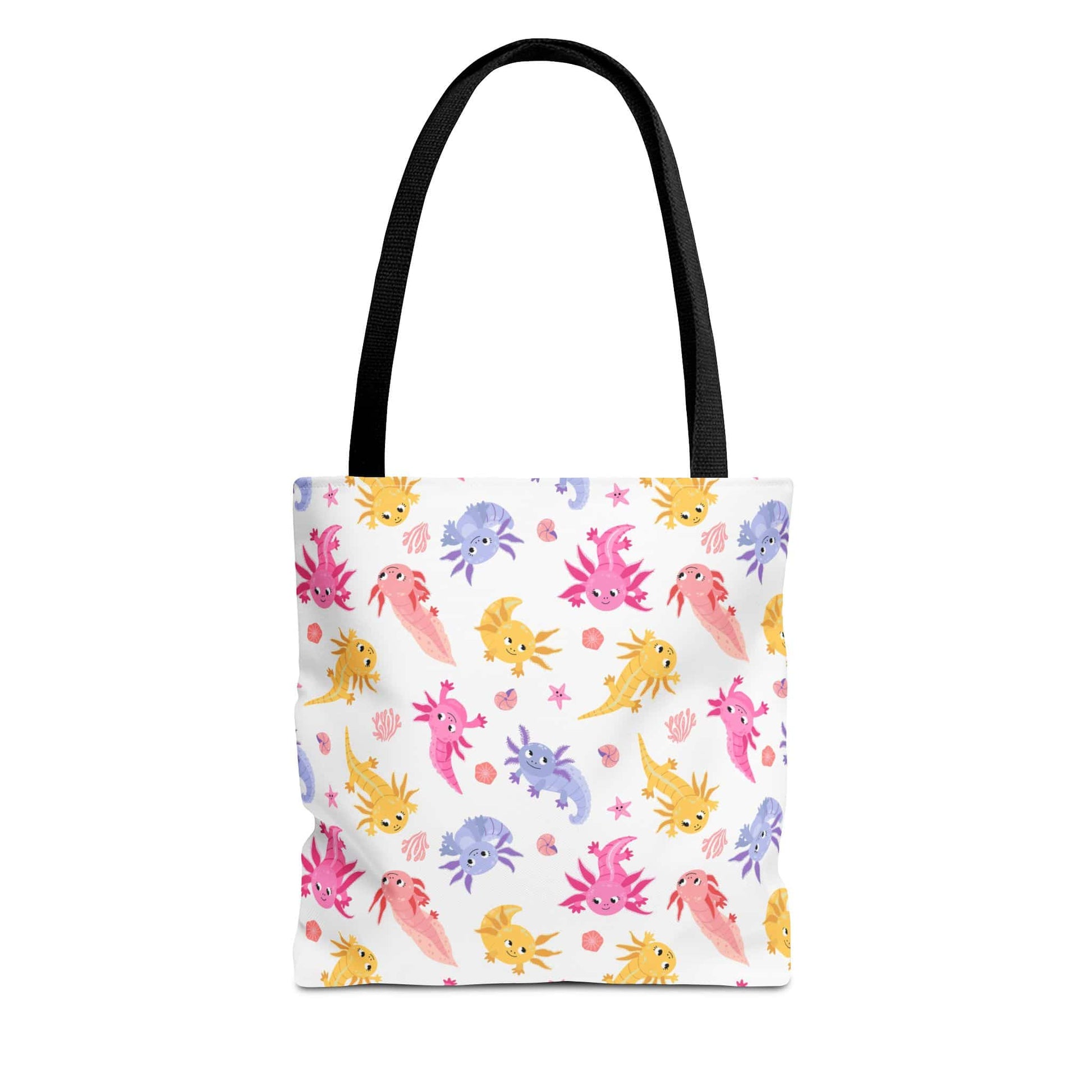 Axolotl Whimsy Canvas Tote Bag