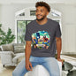 Texas Alamo & Bluebonnets Adult T-shirt