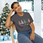 Merry Christmas Trees & Stars Adult T-shirt