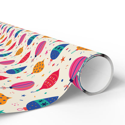 Ornament Parade Wrapping Paper