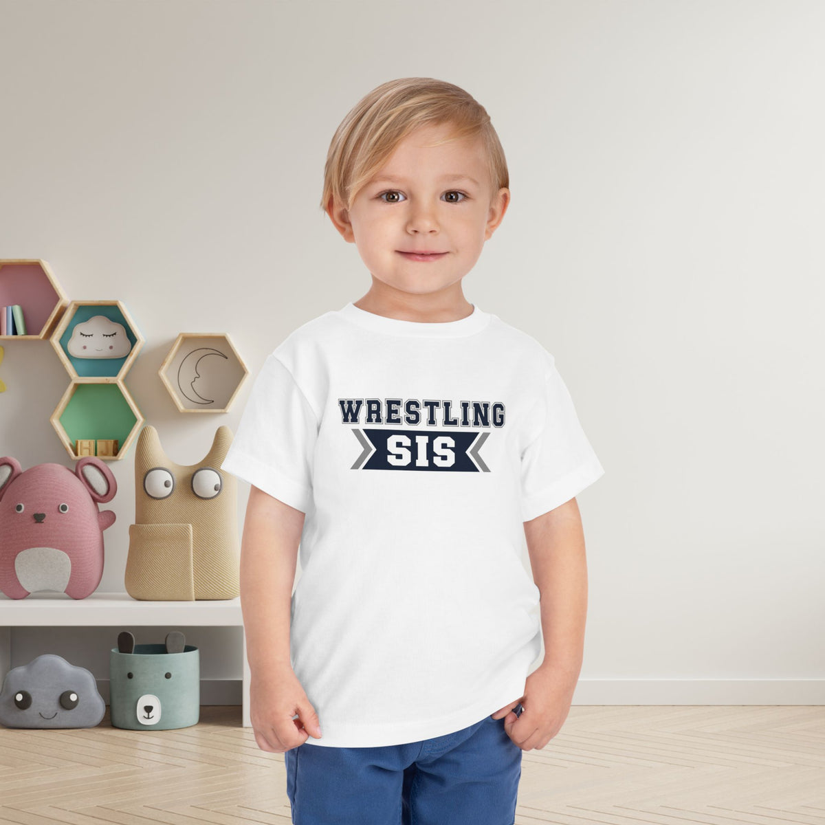 Wrestling Sis Toddler Tee