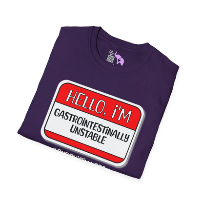 Hello, I'm Gastrointestinally Unstable Adult T-shirt