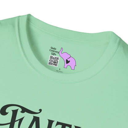 Faith Makes Things Possible... Not Easy Adult T-shirt