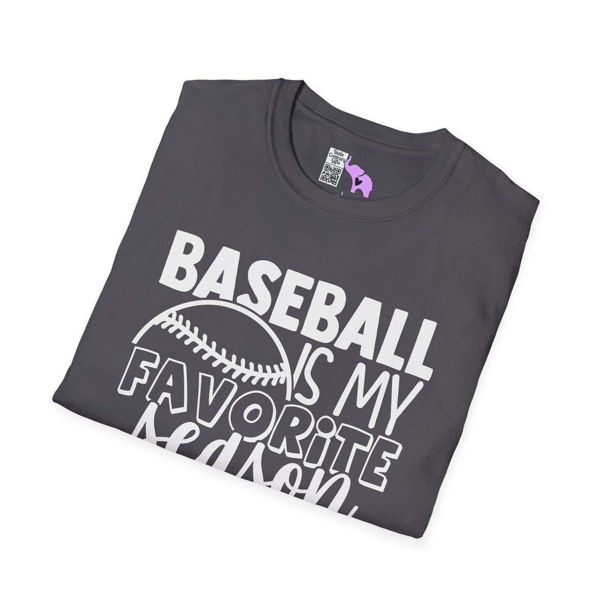 Baseball Is My Favorite Season Adult T-shirt