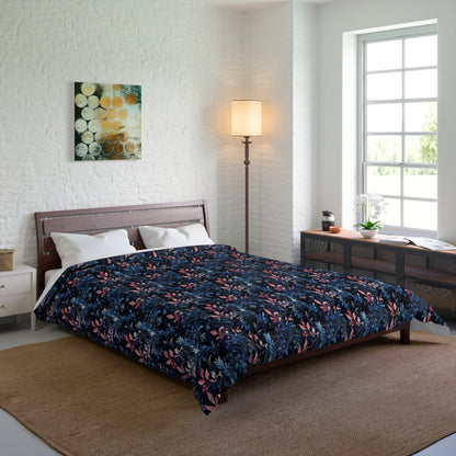Dusky Floral Whispers Comforter