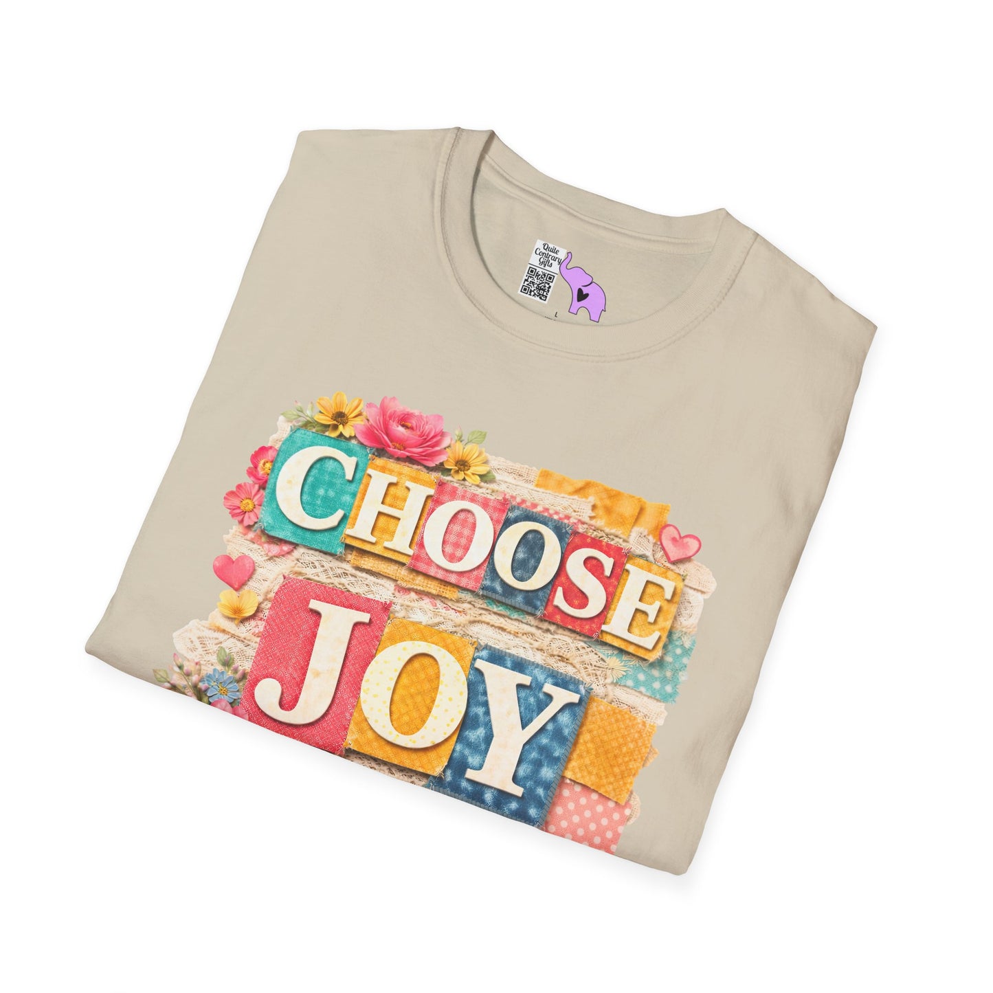 Choose Joy (Lace Collage) Adult T-shirt