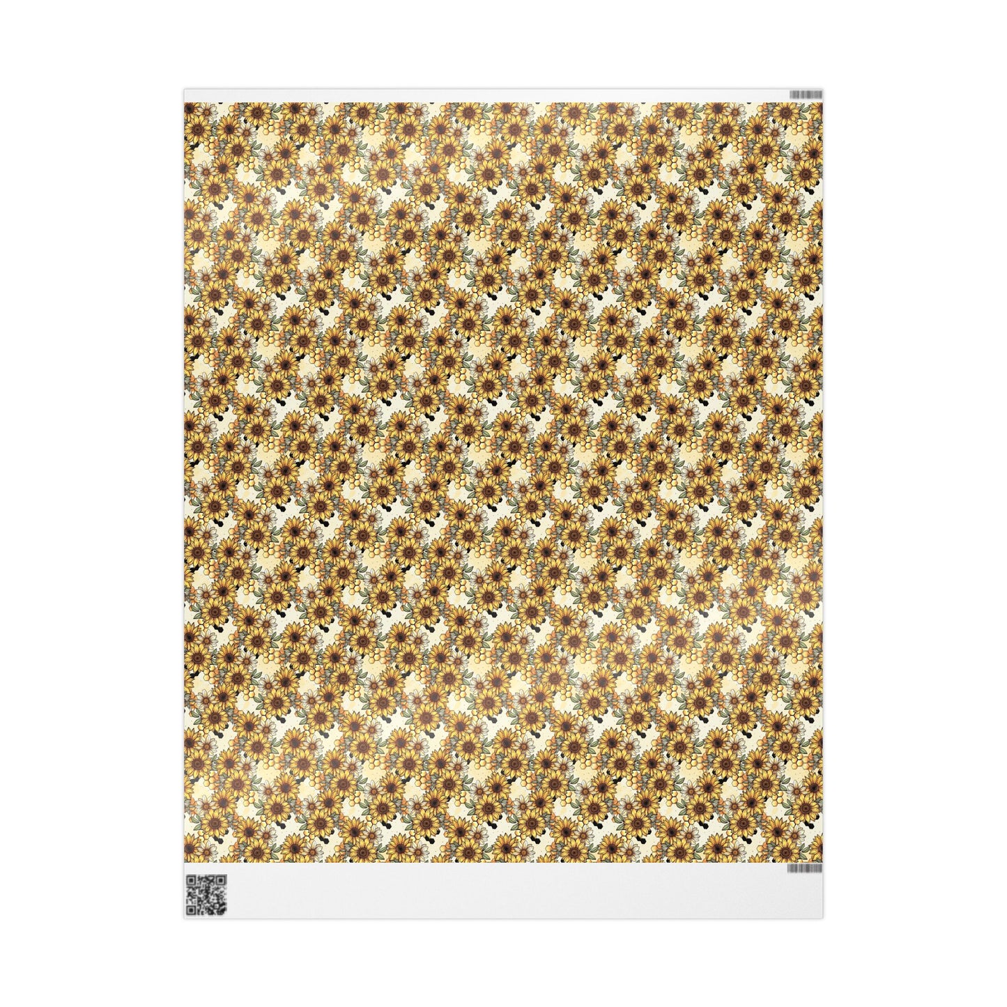 Honecombs & Sunflowers Wrapping Paper