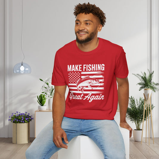 Make Fishing Great Again Adult T-shirt