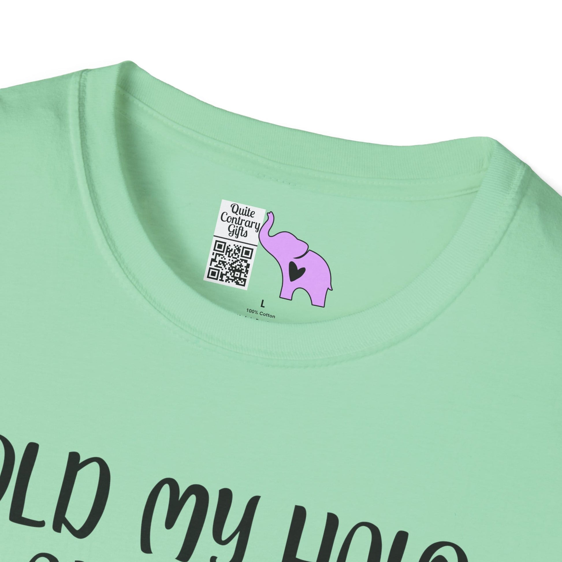 ""Hold My Halo I'm About To Do Unto Others... Adult T-shirt