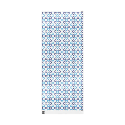 Star of David 2 Hanukkah Wrapping Paper