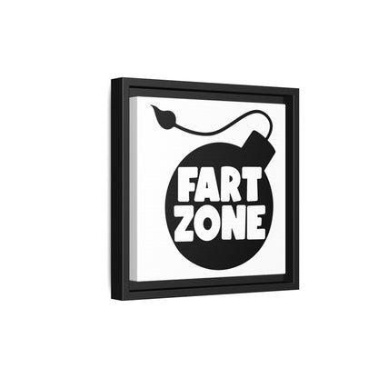 Fart Zone Canvas Bathroom Art