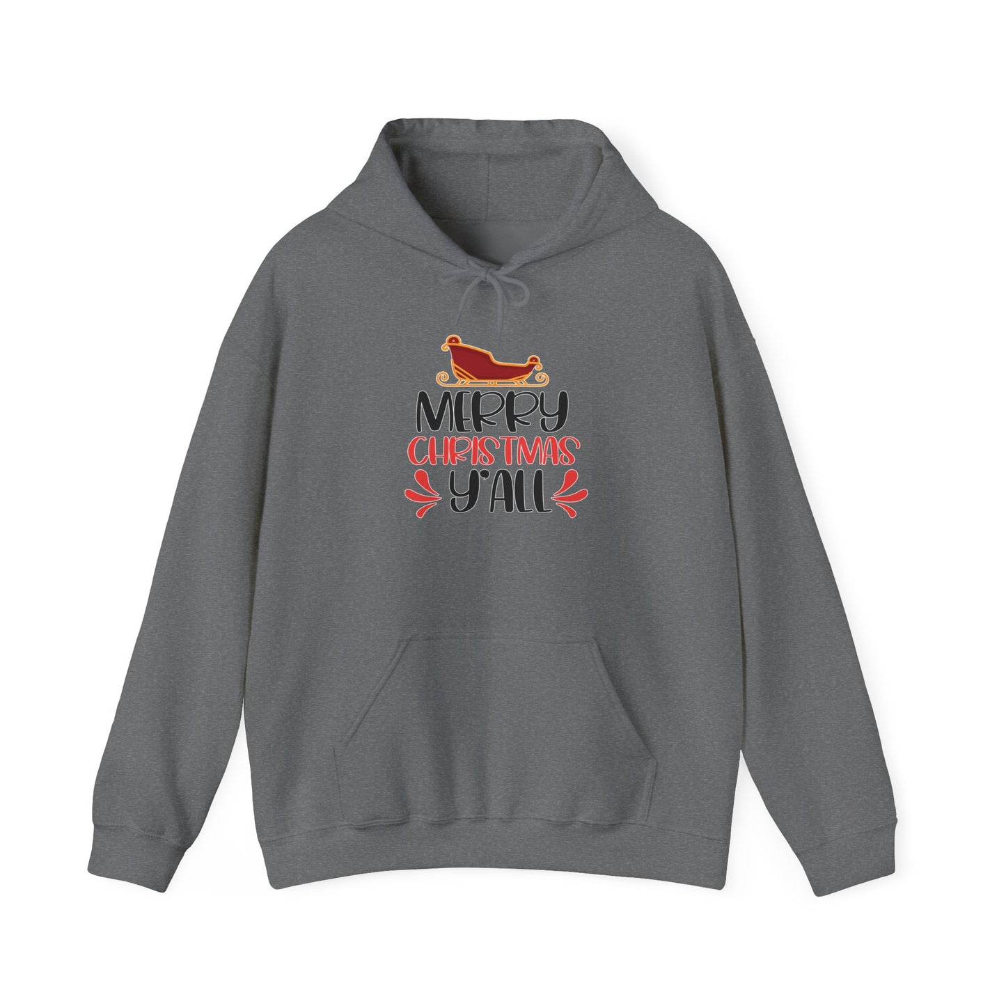 Merry Christmas Y'all Adult Heavy Blend™ Hoodie