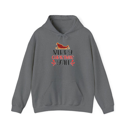 Merry Christmas Y'all Adult Heavy Blend™ Hoodie