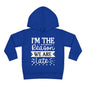 I'm The Reason We Are Late Toddler Hoodie