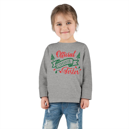 Official Cookie Tester Toddler Long Sleeve Tee