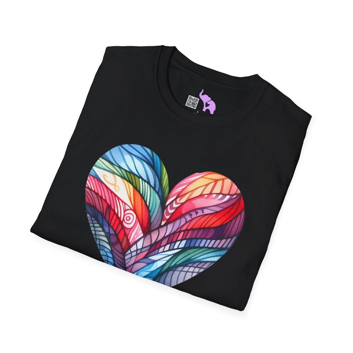 Heart of Many Colors Adult T-shirt