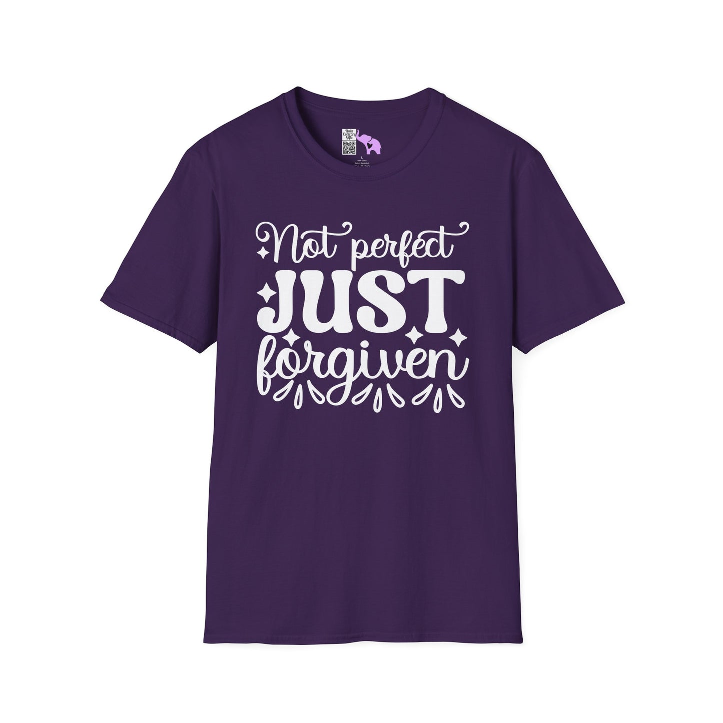 Not Perfect Just Forgiven Adult T-shirt