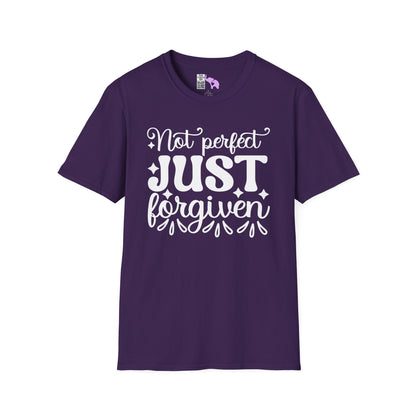 Not Perfect Just Forgiven Adult T-shirt
