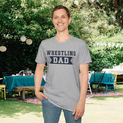 Wrestling Dad Adult T-shirt