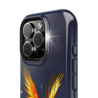 Phoenix Over Nebula MagSafe® Compatible Tough Case for iPhone