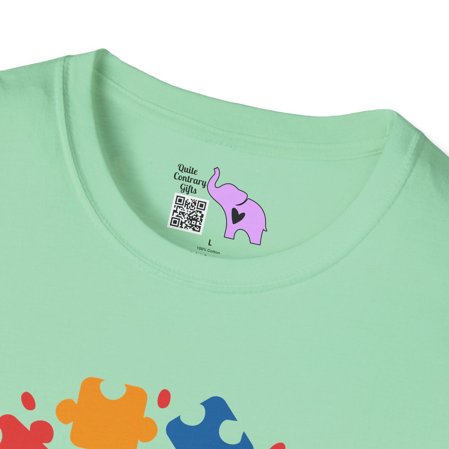 Different Is Awesome Autism Awarness Adult T-shirt