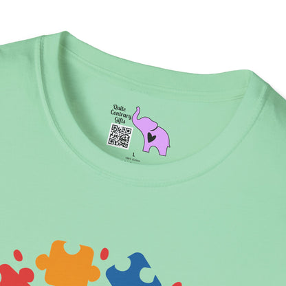 Different Is Awesome Autism Awarness Adult T-shirt