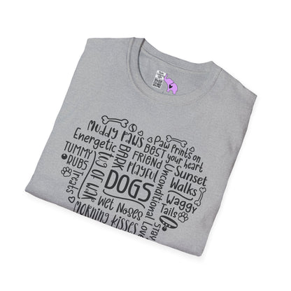 A Dog's Heart Adult T-shirt
