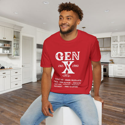 GenX 1972 Adult T-shirt