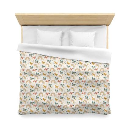 Whispering Wings & Rainbows Duvet Bedding Set