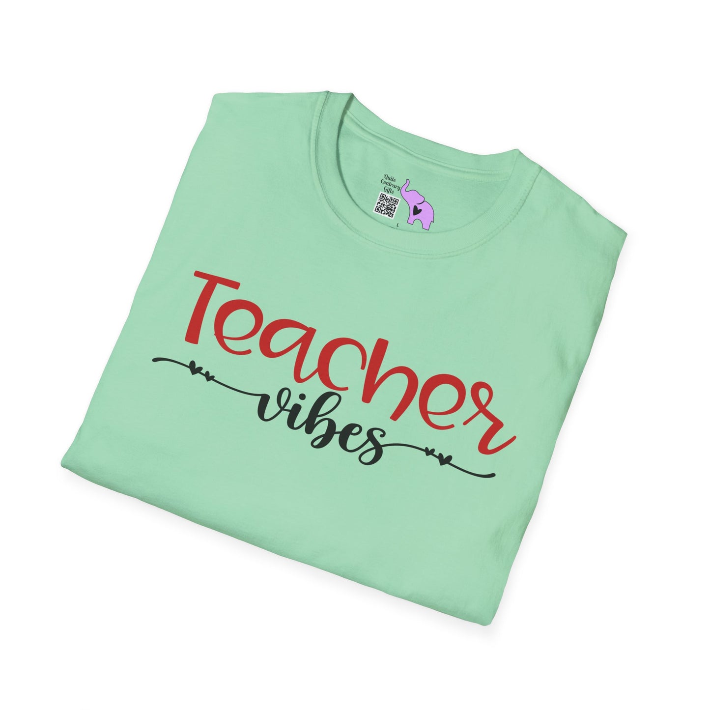 Teacher Vibes Adult T-shirt