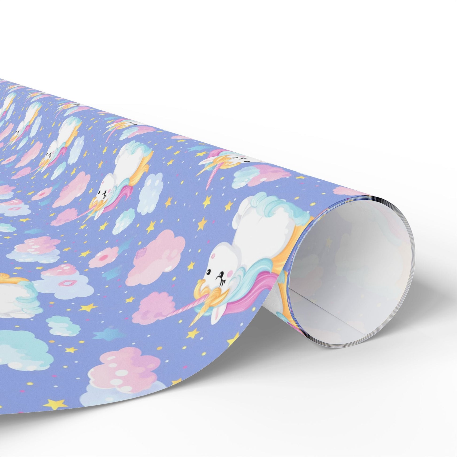 Sleepy Sky Unicorns Wrapping Paper
