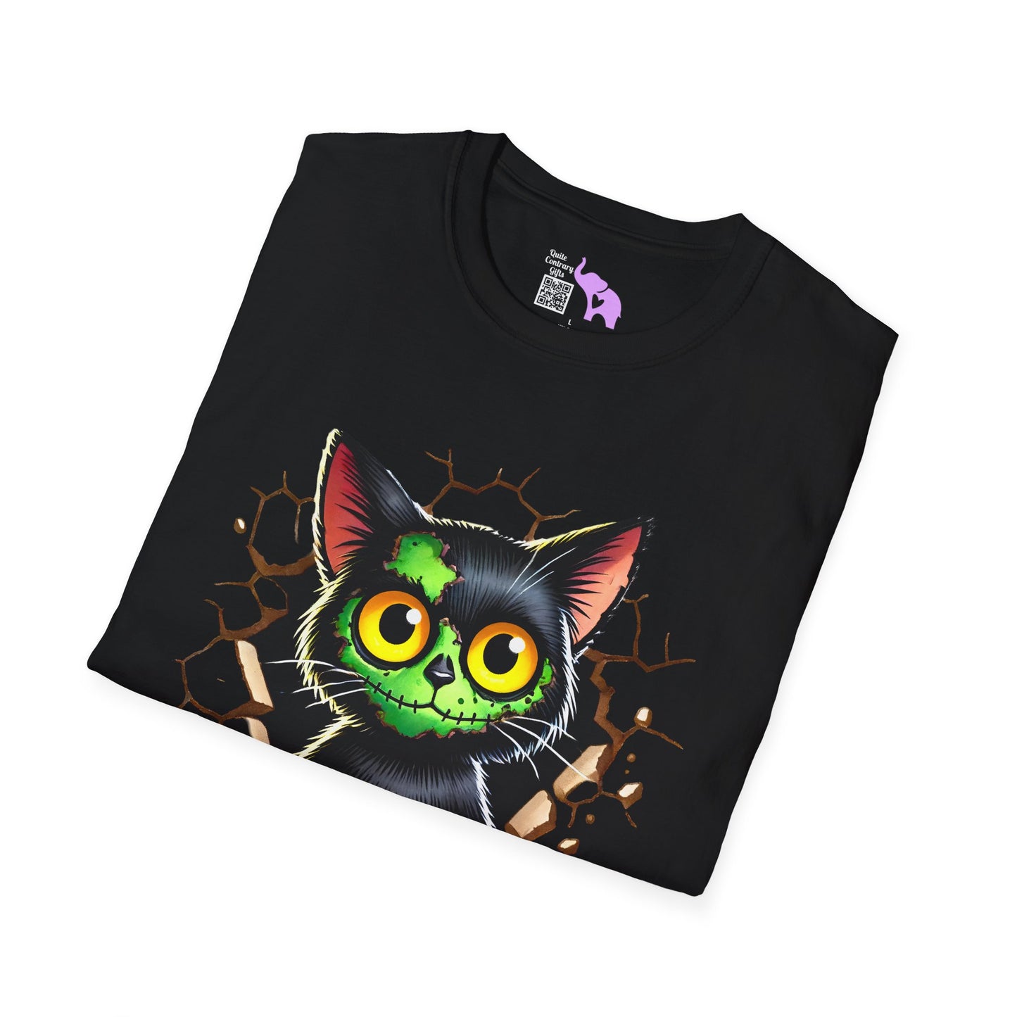 Zombie Kitty Adult T-shirt