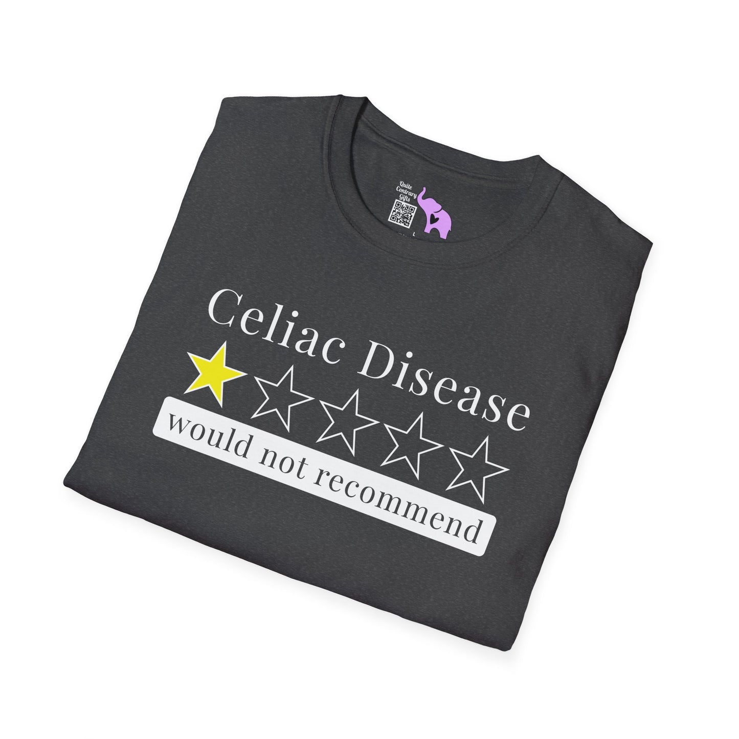 Celiac Disease 1 Star Would Not Recommend Adult T-shirt