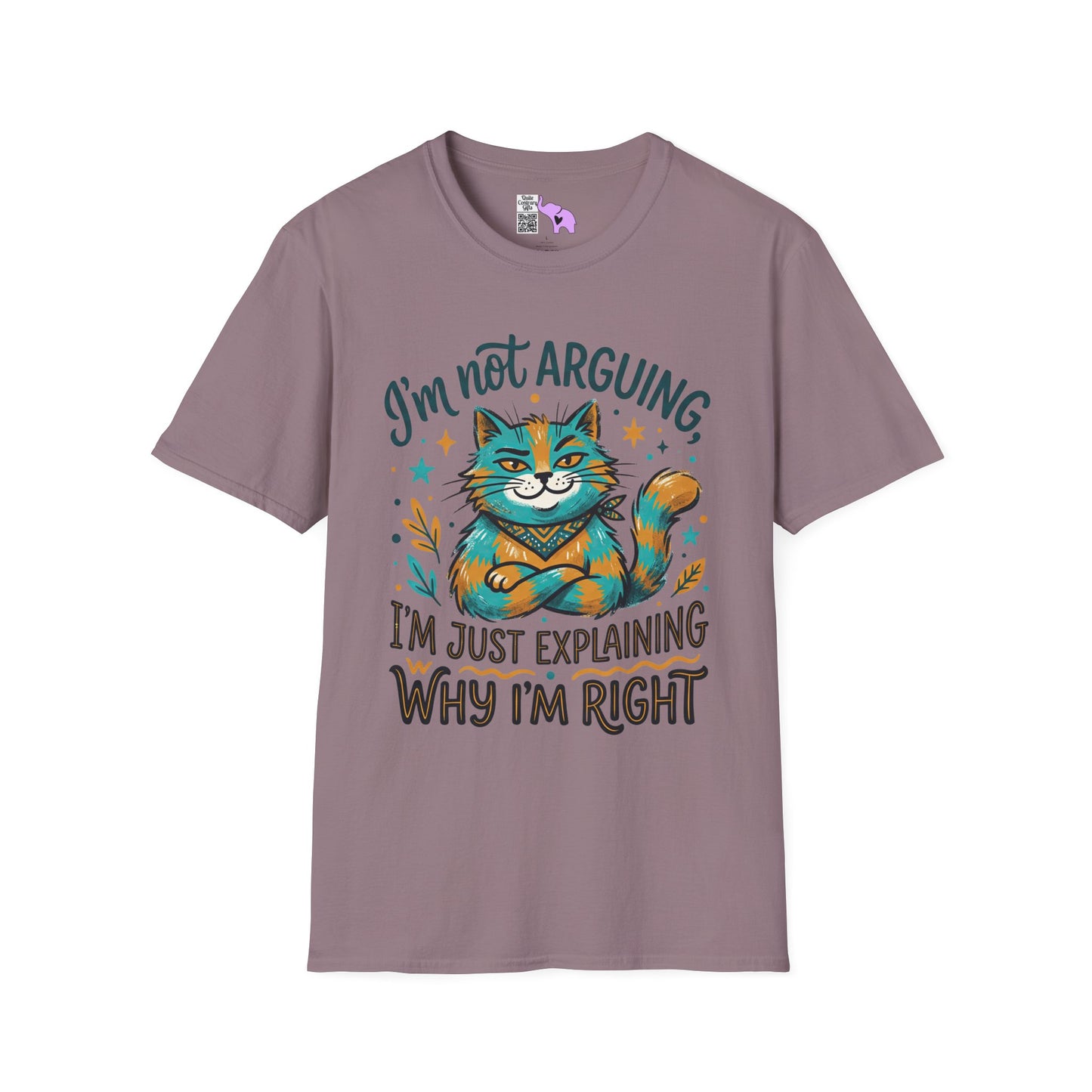 ""I'm Not Arguing I'm Just Explaining Why I'm Right (Cat) Adult T-shirt