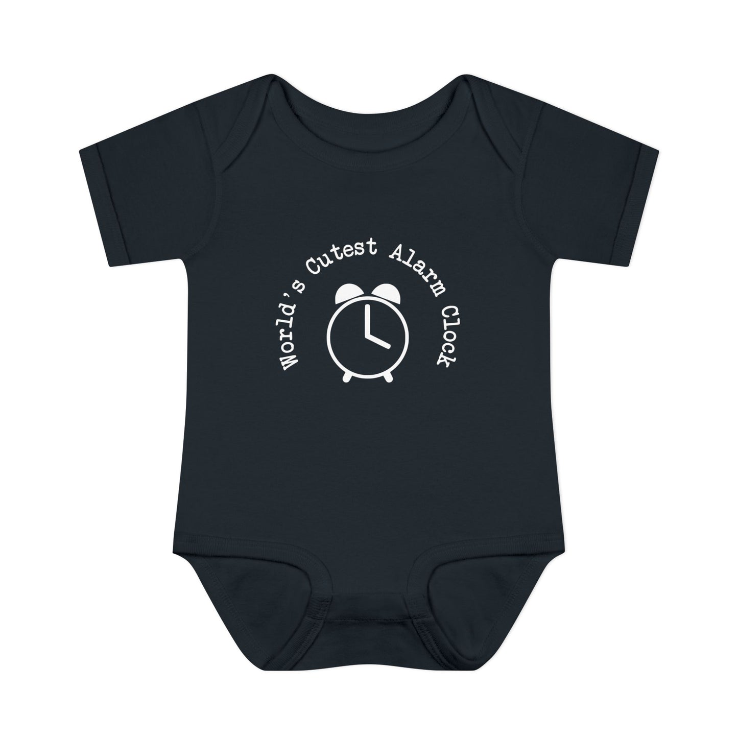 World's Cutest Alarm Clock Infant Onesie
