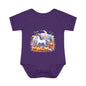 Halloween Unicorn Infant Baby Rib Bodysuit