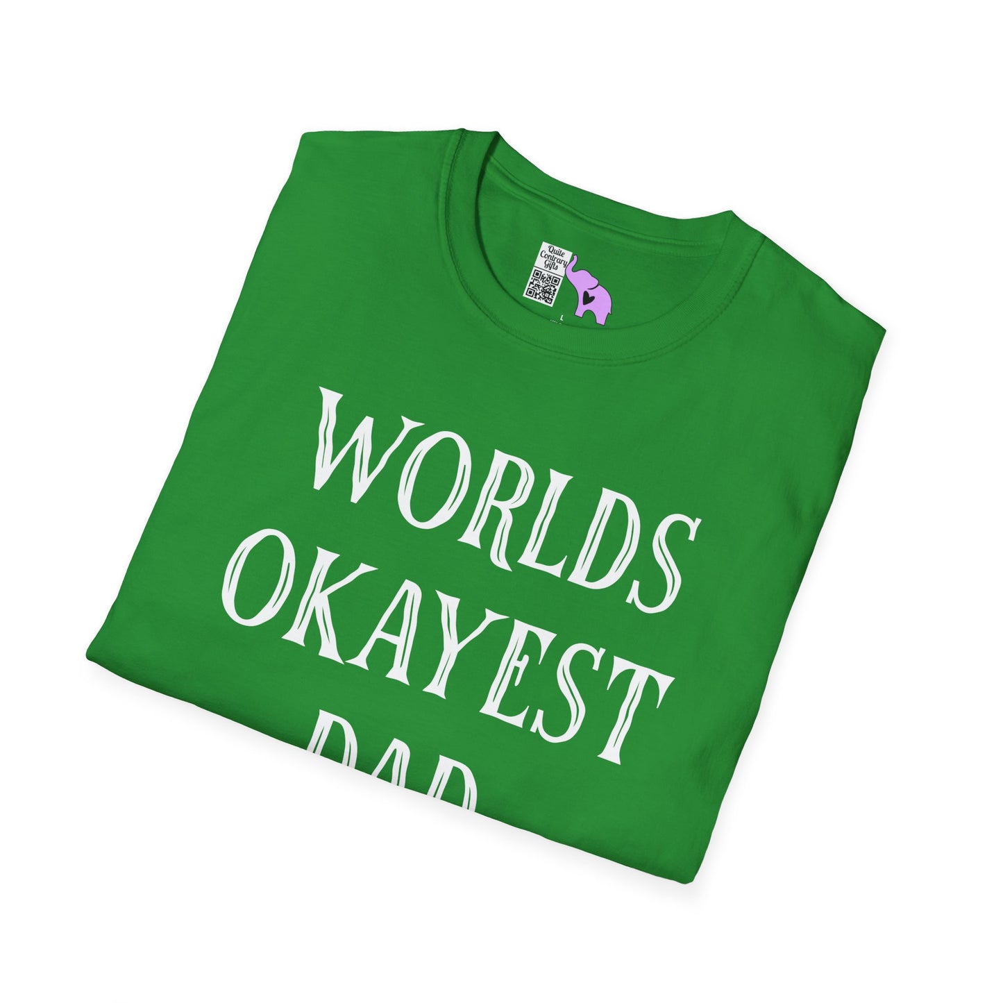 Worlds Okayest Dad Adult T-shirt