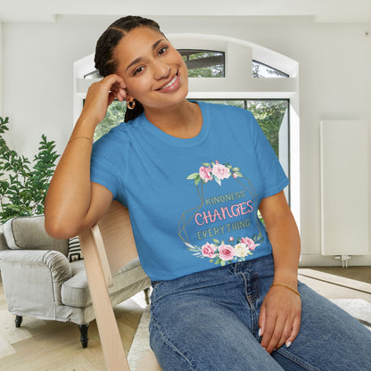 Kindness Changes Everything Adult T-shirt