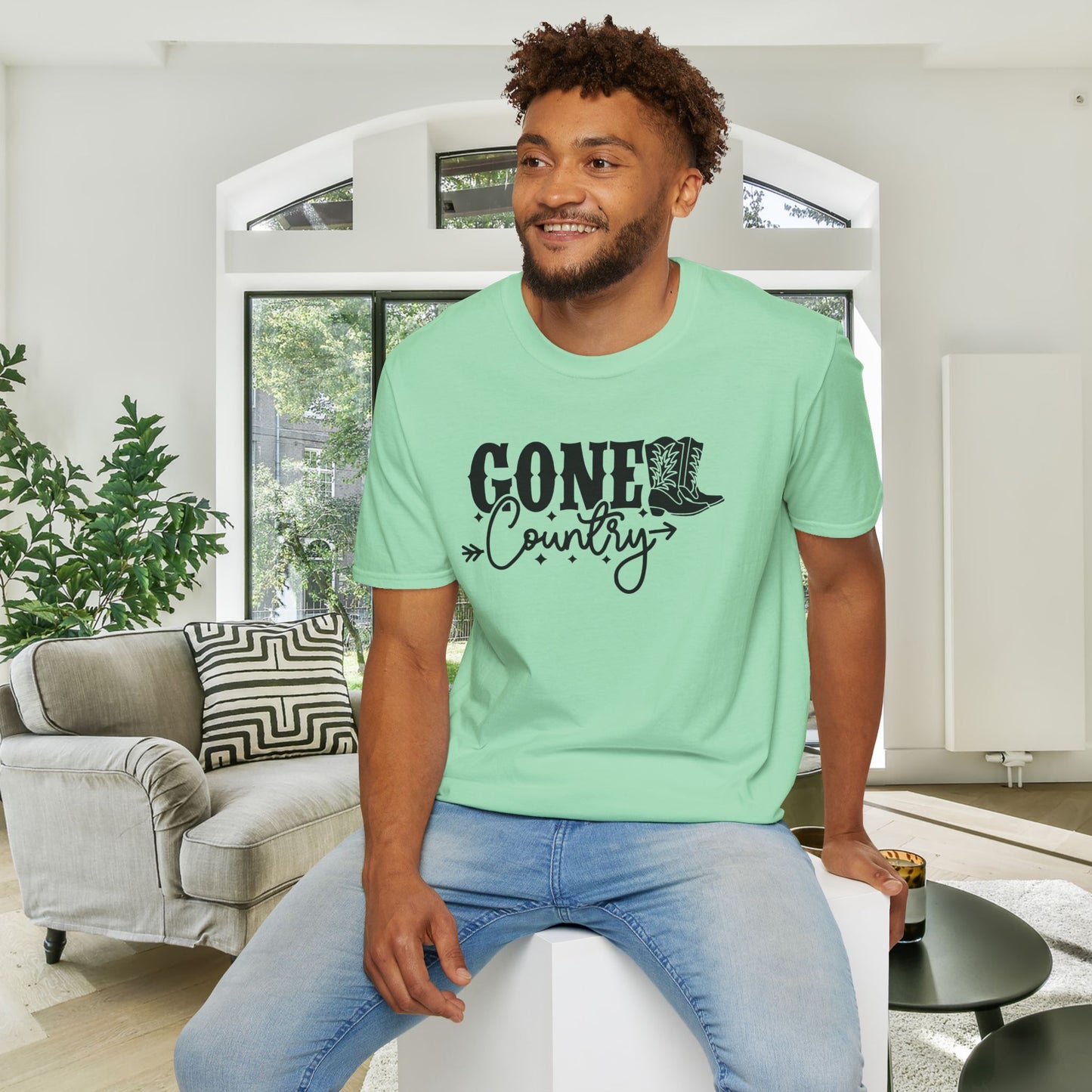 Gone Country Adult T-shirt