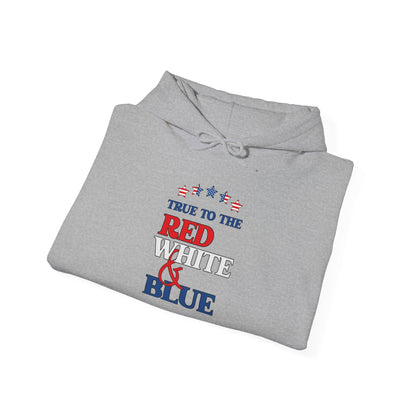 True to the Red White & Blue Heavy Blend™ Hooded Sweatshirt