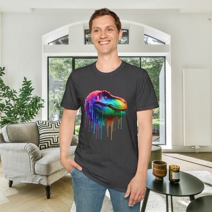 Colorful Dinosaur Adult T-shirt